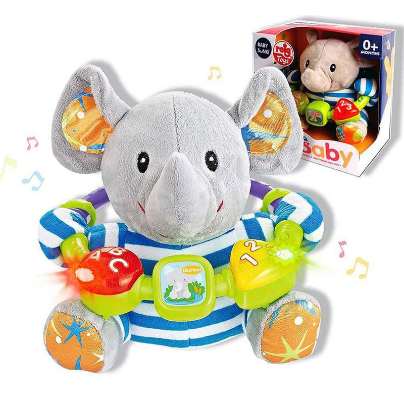 Cute Musical Plush Elephant for Kids - ST22320 - Planet Junior