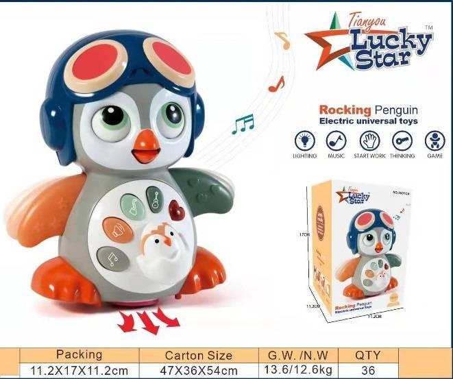 Cute Musical Walking Penguin - SLT - 8001CA - Planet Junior