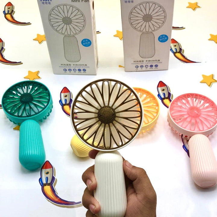 Cute Rechargeable Mini Fan - OB6604 - Planet Junior