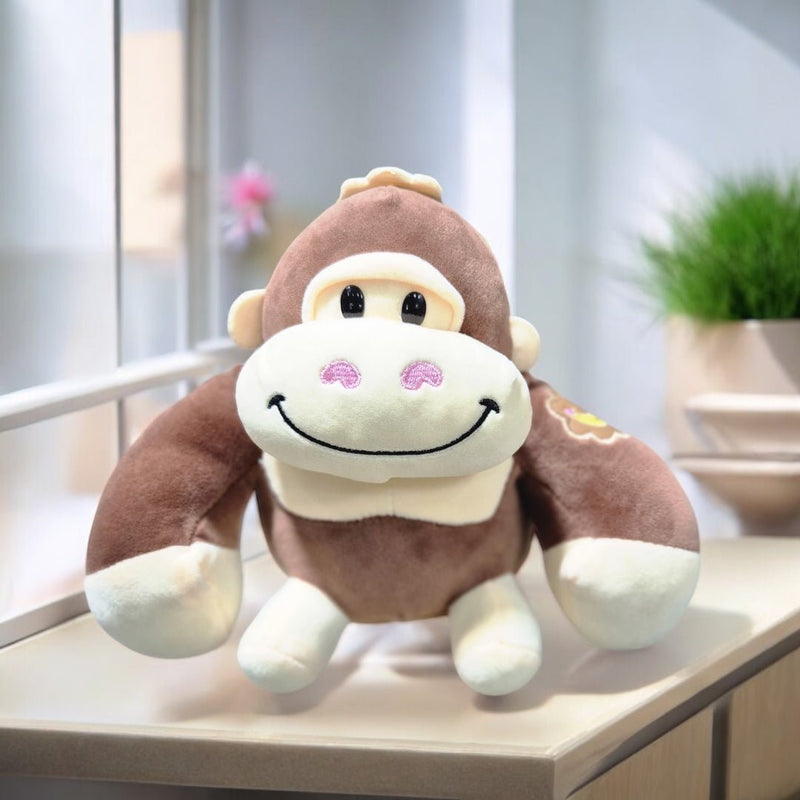 Cute Soft Plush Monkey - RST13081 - Planet Junior