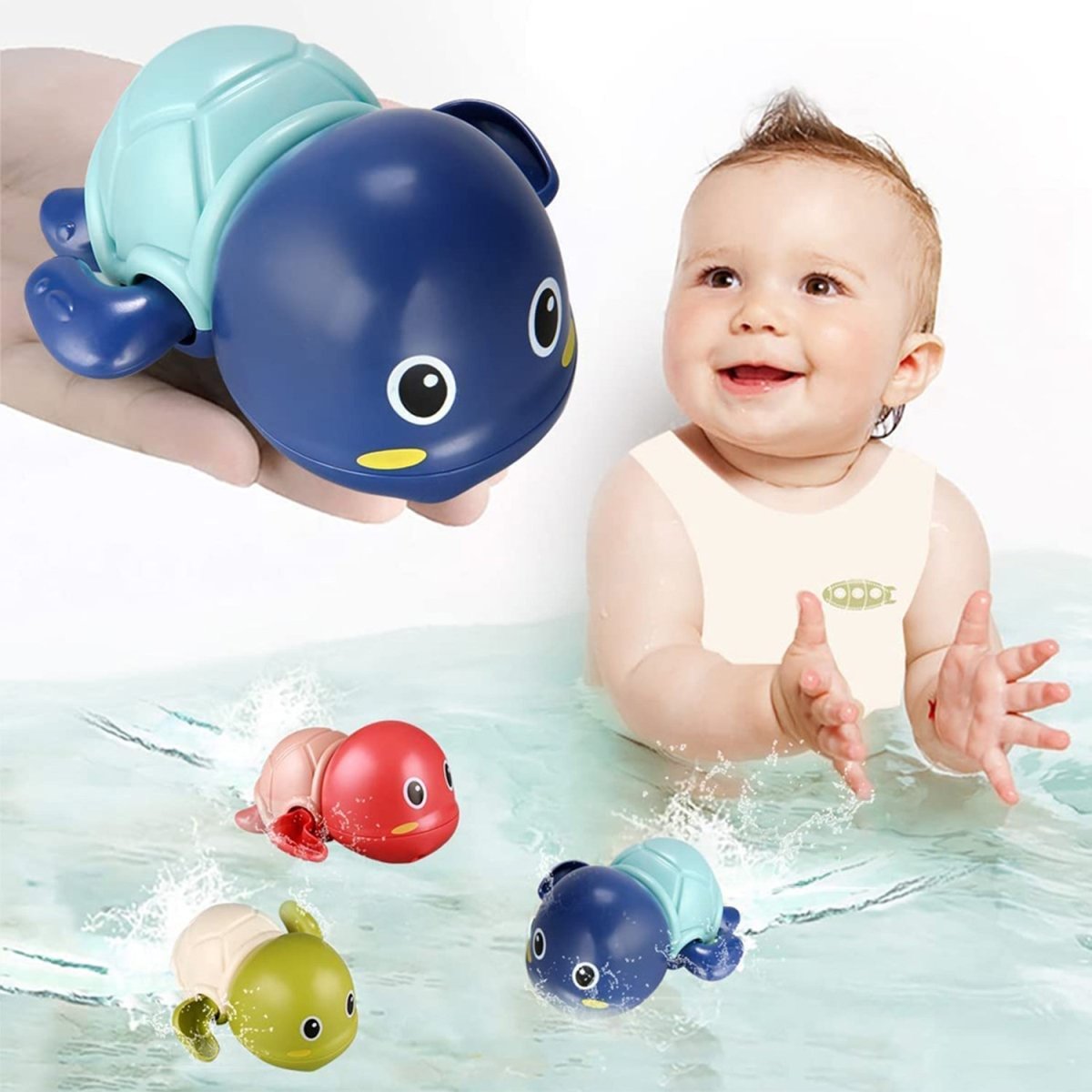 Cute Turtle Bath Toy - AS16651 - Planet Junior