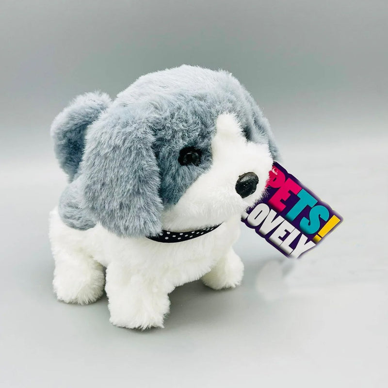 Cute Walking Plush Pet Dog with Sound - AT7873 - Planet Junior
