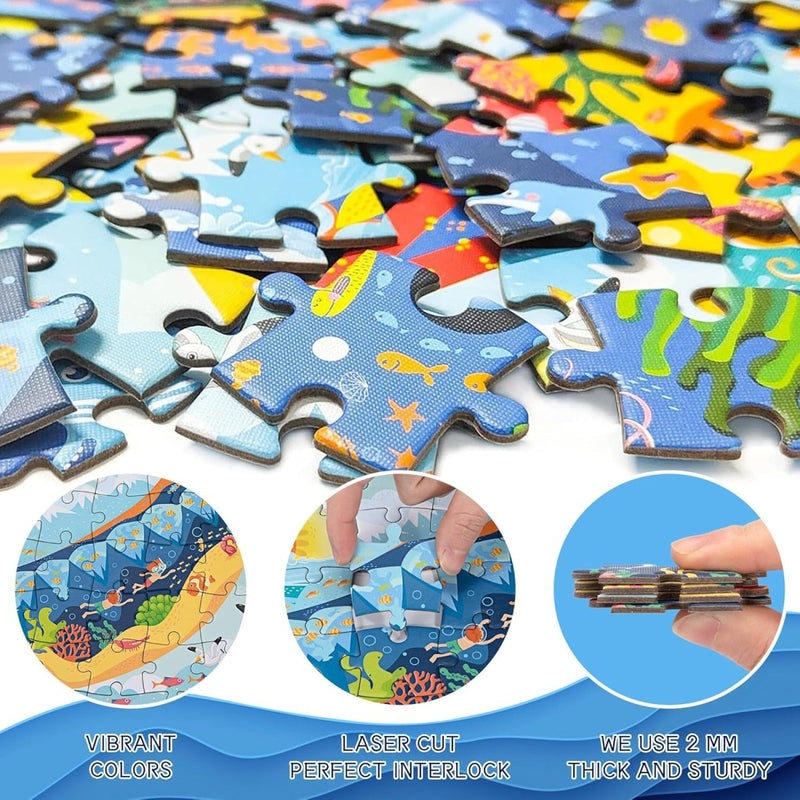 Deep Sea Shark Adventure Puzzle - BLL - ET - 2121 - 1 - Planet Junior