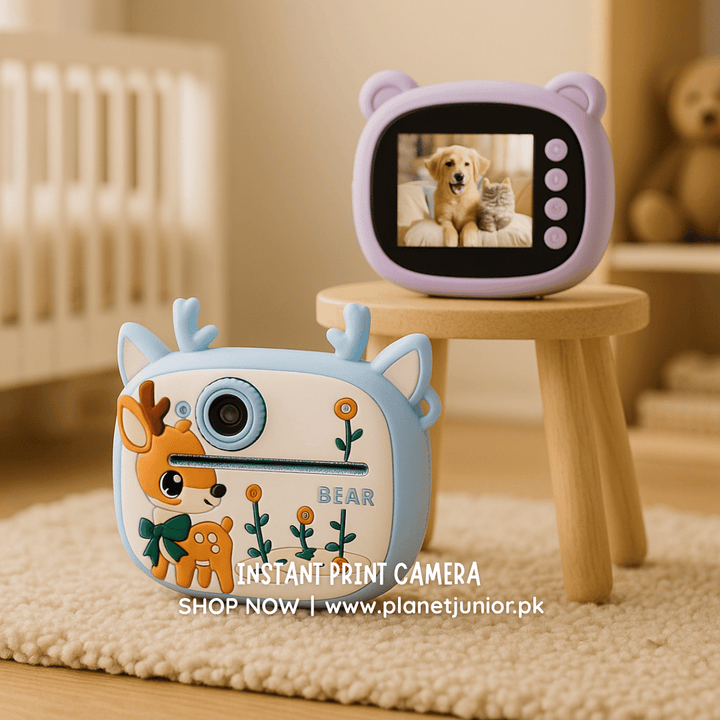 Deer Instant Print Bluetooth Camera – Capture Nature’s Magic, Instantly! - AKT-C1D - Planet Junior