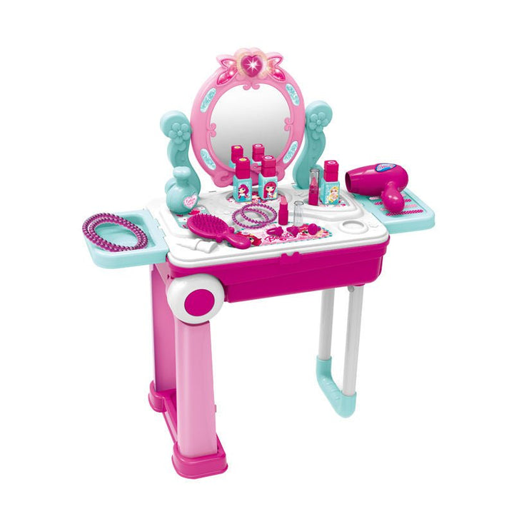 Deluxe Kids Beauty Makeup Vanity Playset – Pretend Glam Station - BLL-GT-008-923 - Planet Junior