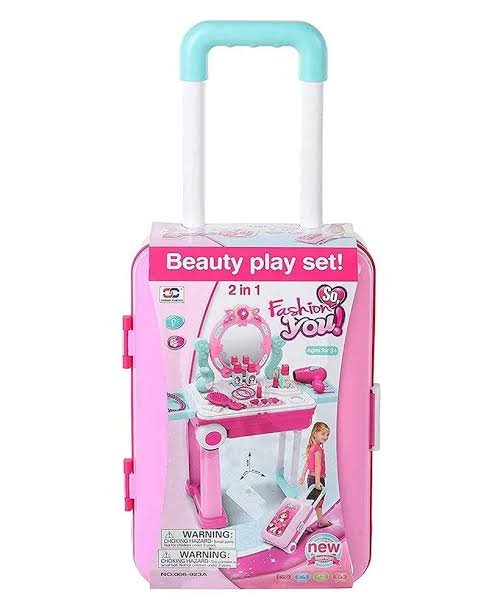 Deluxe Kids Beauty Makeup Vanity Playset – Pretend Glam Station - BLL-GT-008-923 - Planet Junior