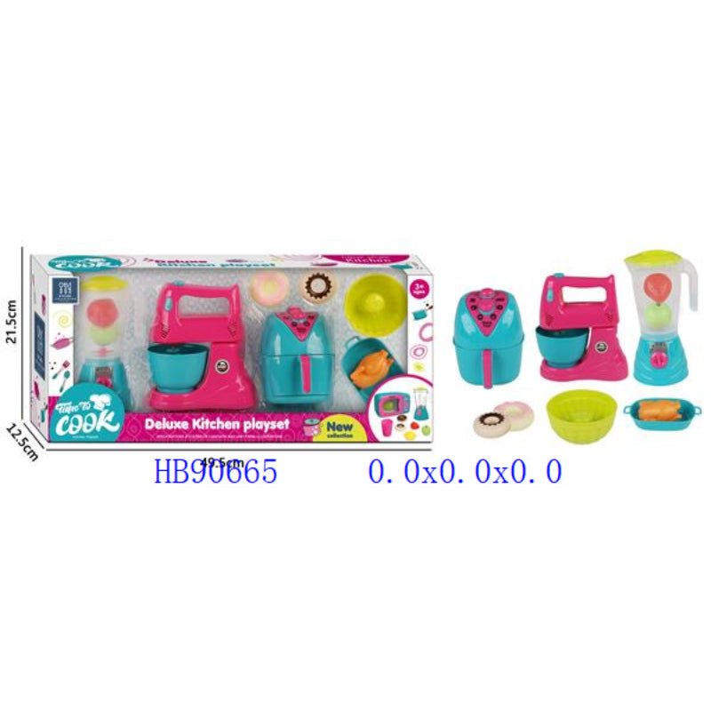 Deluxe Kitchen Set Perfect for Pretend Cooking Fun - BLL - GT - 9023B - Planet Junior