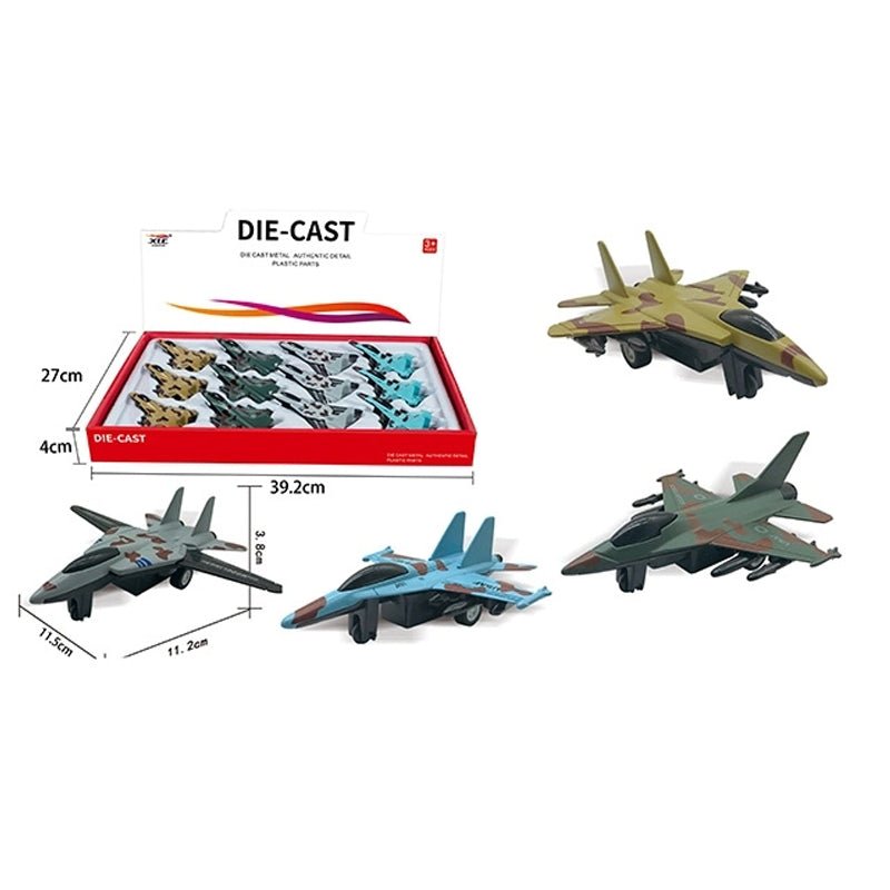 Die Cast Fighter Model Plane | Assorted - 1210 - C21 - Planet Junior