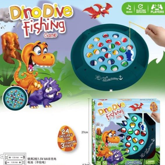 Dino Dive Fishing Game with Music - BLL - MT - 6896 - 2 - Planet Junior