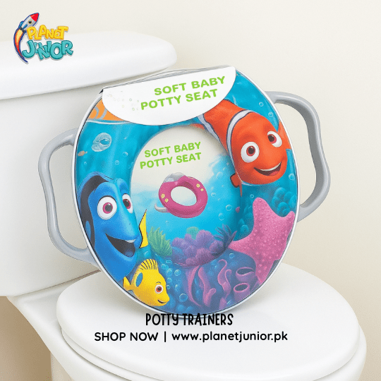 Disney Themed Comfortable Kids Commode Seat - BLL-PT-3020YB - Planet Junior