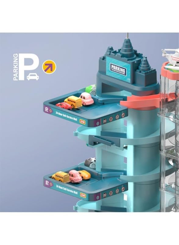 DIY 7 Story Car Parking Track Set - AKT2006 - Planet Junior