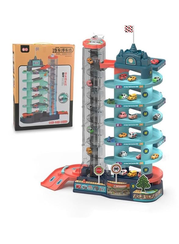 DIY 7 Story Car Parking Track Set - AKT2006 - Planet Junior