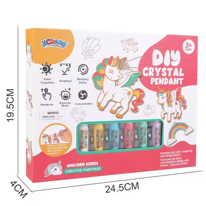 DIY Crystal Paint Arts and Crafts Set | Unicorn Theme - BLL - ET - 99 - 3JC - Planet Junior