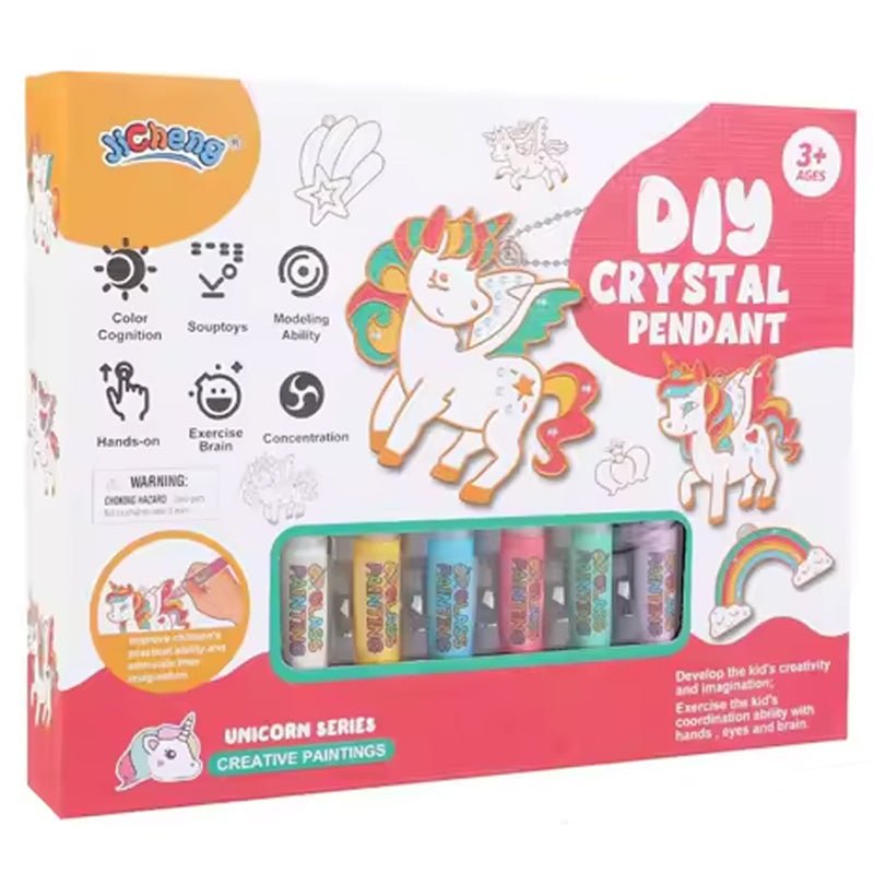 DIY Crystal Paint Arts and Crafts Set | Unicorn Theme - BLL - ET - 99 - 3JC - Planet Junior