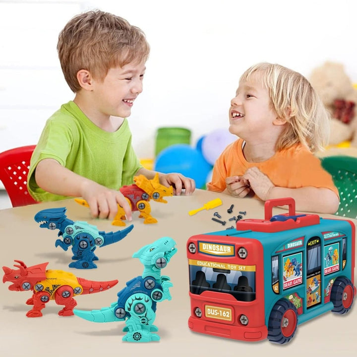 DIY Dinosaur Car Table Deformation Playset | 162+ Pcs - BLL - BI - 200 - 80 - Planet Junior