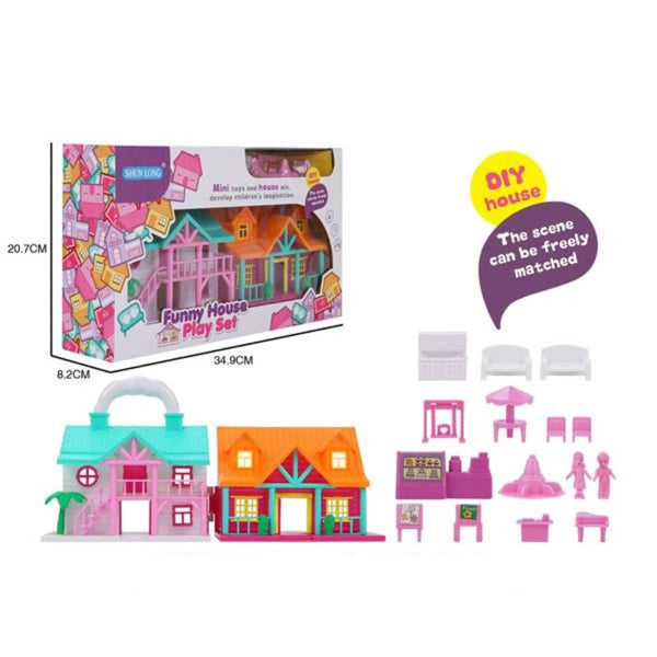 DIY Doll House Playset - BLL - DL - 524N - Planet Junior