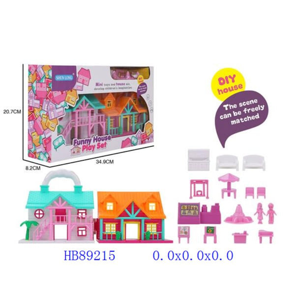 DIY Doll House Playset - BLL - DL - 524N - Planet Junior