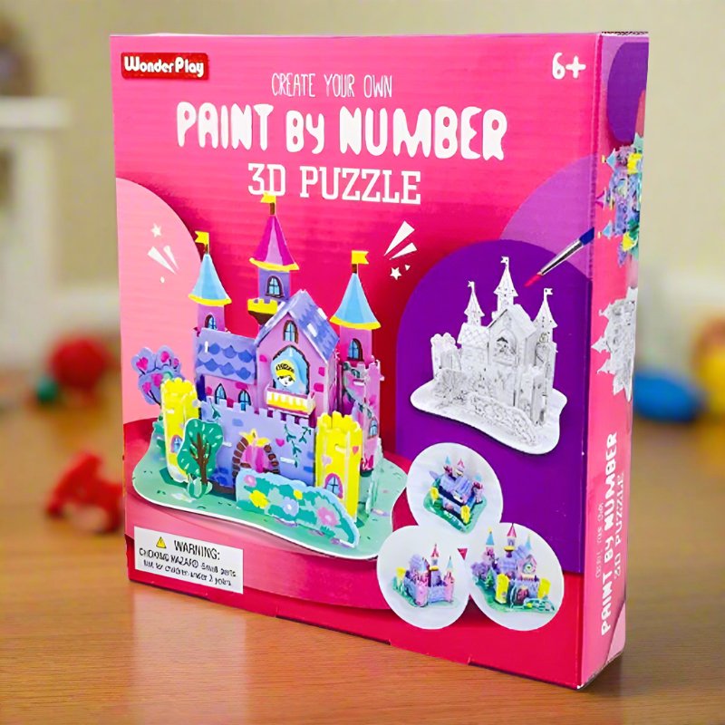 DIY Dream Castle Shape 3D Puzzle - ST21805 - Planet Junior