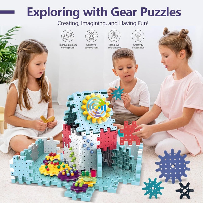 DIY Gear Block Building Set - RT6507 - Planet Junior