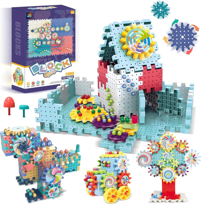 DIY Gear Block Building Set - RT6507 - Planet Junior