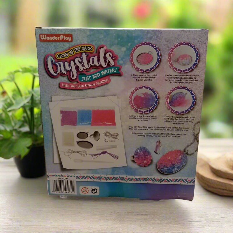 DIY Glow - In - The - Dark Crystal Jewelry Making Kit - ST21775 - Planet Junior