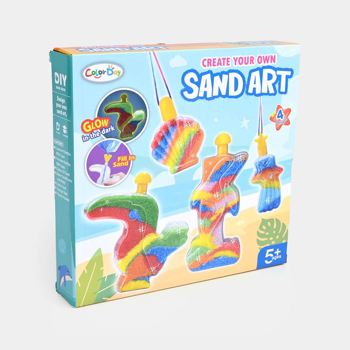 ✨ DIY Glow - in - the - Dark Sand Art Kit | 4 Designs - AT-8947 - Planet Junior