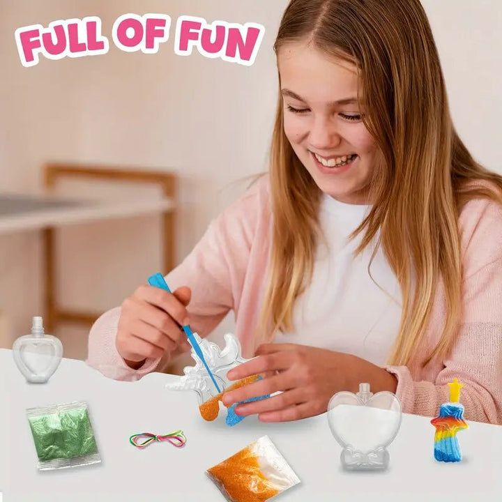 ✨ DIY Glow - in - the - Dark Sand Art Kit | 4 Designs - AT-8947 - Planet Junior