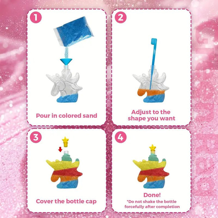 ✨ DIY Glow - in - the - Dark Sand Art Kit | 4 Designs - AT-8947 - Planet Junior