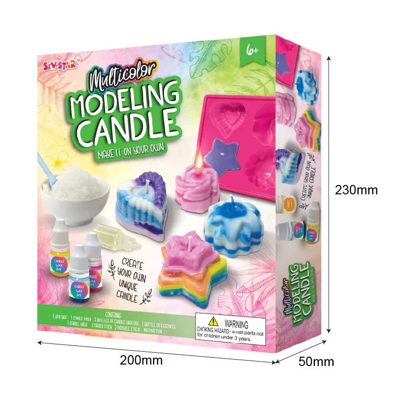 DIY Multicolor Modeling Candle Kit - ST21767 - Planet Junior