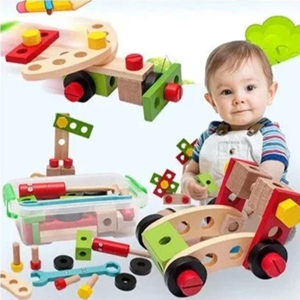 DIY Screw Assembly Wooden Toy - BLL - ET - 2124X - Planet Junior