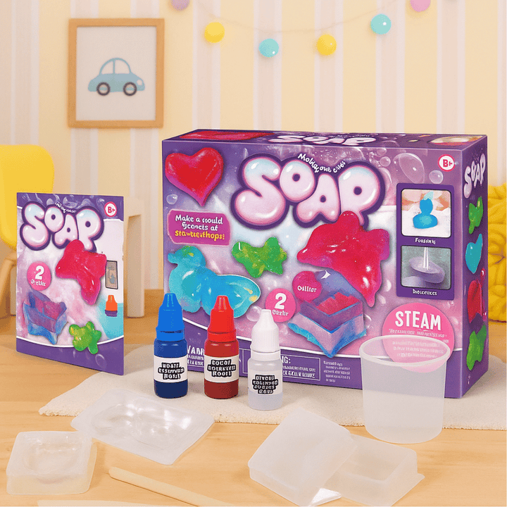 DIY Soap Making Kit – Mix, Melt & Create Colorful Soaps! - AKT-T3508 - Planet Junior