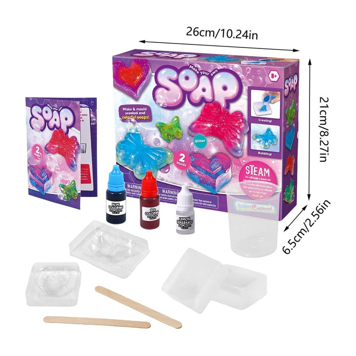 DIY Soap Making Kit – Mix, Melt & Create Colorful Soaps! - AKT-T3508 - Planet Junior