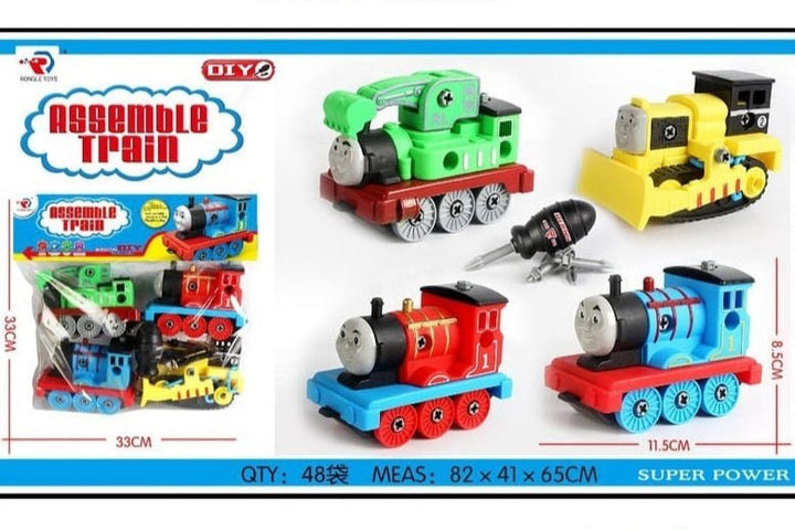 DIY Thomas Train Set with Screwdriver | Pack of 4 - BT - 589 - 17 - Planet Junior