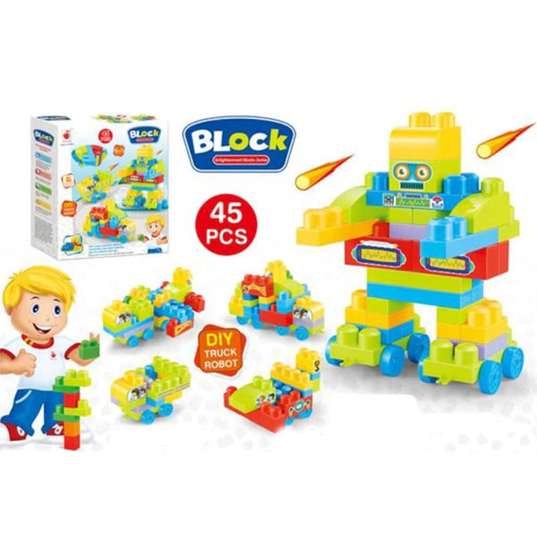 DIY Truck Robot Building Blocks | 45 Pcs - BLL - BL - 313T - 31A - Planet Junior