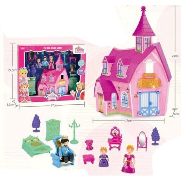 Doll House Set With Tiny Furniture - BLL - DH - 29036SG - Planet Junior