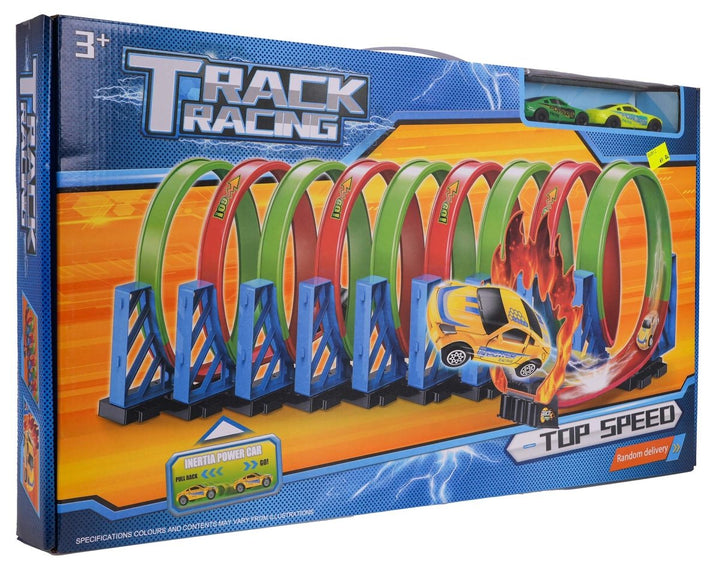 Double Car Track Set For Racing Fun - BLL - TR - 8047 - Planet Junior