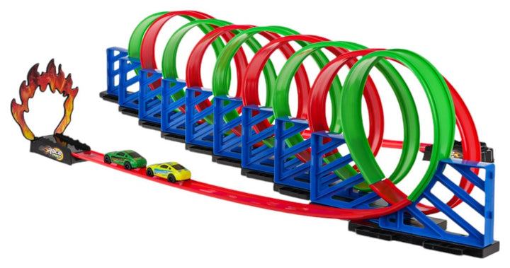 Double Car Track Set For Racing Fun - BLL - TR - 8047 - Planet Junior