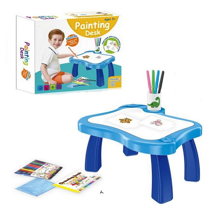 Drawing and Painting Table with Markers - BLL - ET - 002YM - Planet Junior