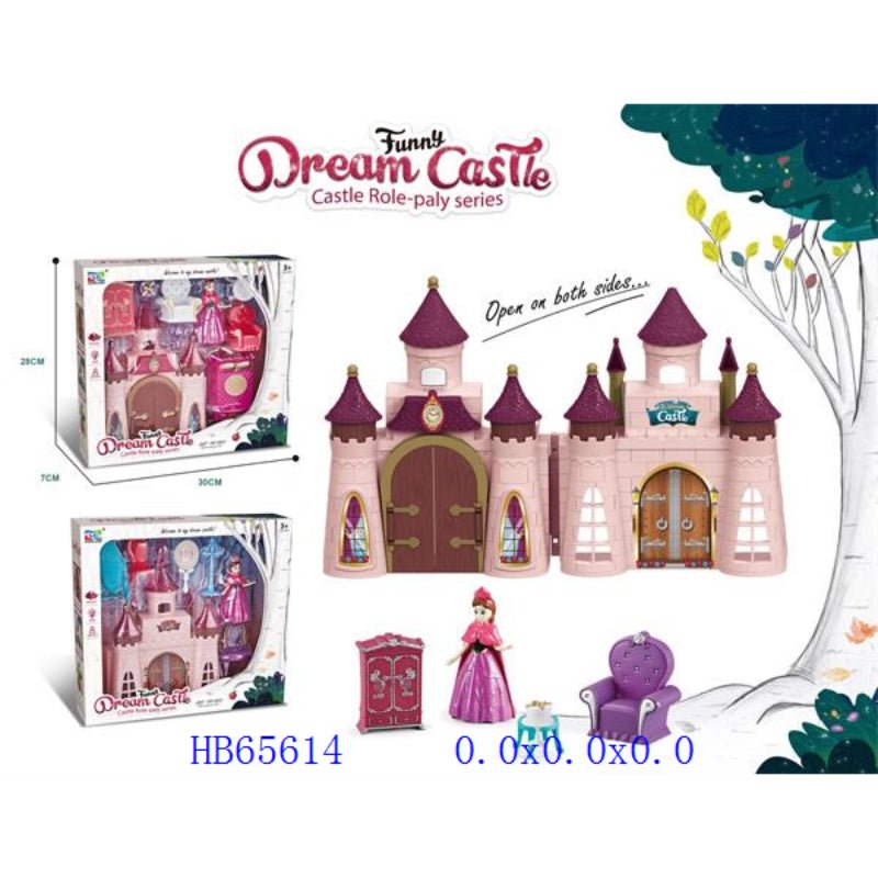 Dream Castle Doll House Play Set - BLL - DH - 02A - KDL - Planet Junior