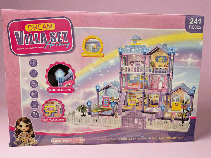 Dream Villa Building Doll House | 241 Pcs - QBQ201 - 2 - Planet Junior