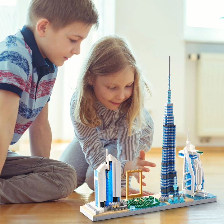 Dubai Skyline Landmark Building Set – 2300+ PCS - AKT - 32085 - Planet Junior