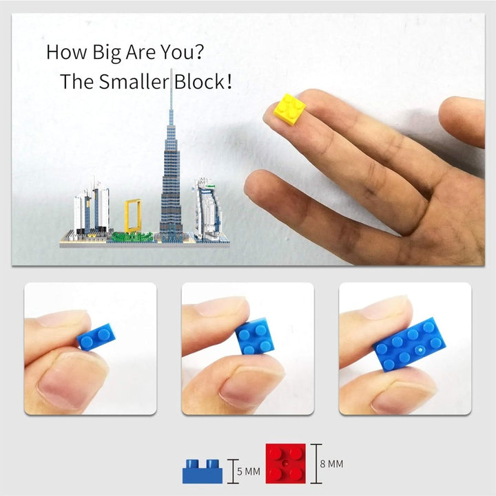 Dubai Skyline Landmark Building Set – 2300+ PCS - AKT - 32085 - Planet Junior