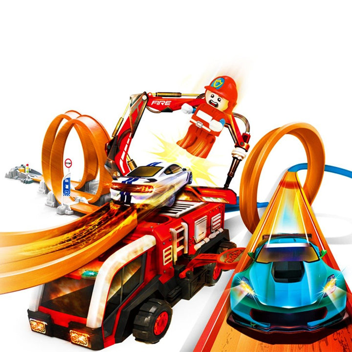 Dynamic Car Racing Track Set for Children - BLL - TR - 660 - 98A - Planet Junior