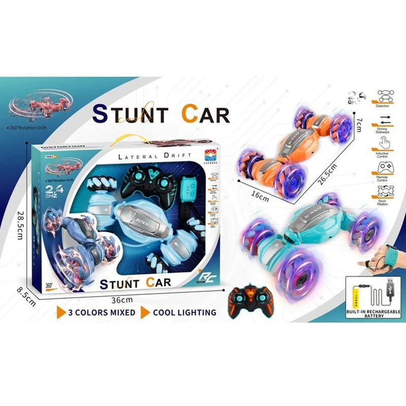 Dynamic Stunt Car | Remote and Gesture Control - BLL - RC - 012TJ - Planet Junior