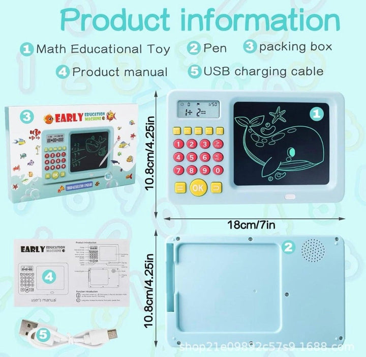 Early Education Mathematical Games & Writing Tablet - ZT303 - Planet Junior