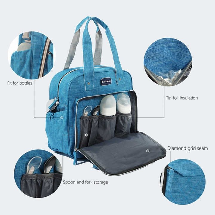 Easy - Carry Stylish Baby Diaper Bag For Easy Traveling - BLL - BGG - 796 - 25 - Planet Junior