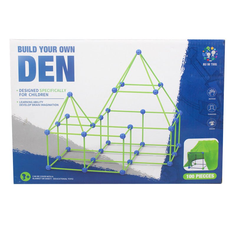 Educational Build Your Own Den - 100 Pieces - BY-8007 - Planet Junior