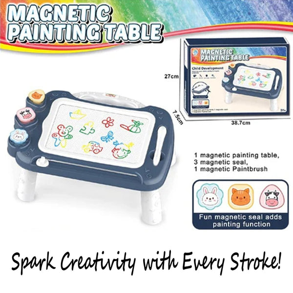 Educational Magnetic Painting Table - BLL - ET - 2206YM - Planet Junior