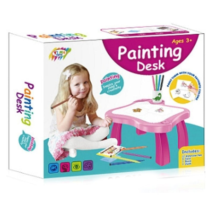 Educational Painting Desk - BLL - ET - 001YM - Planet Junior