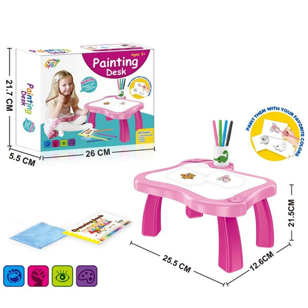 Educational Painting Desk - BLL - ET - 001YM - Planet Junior